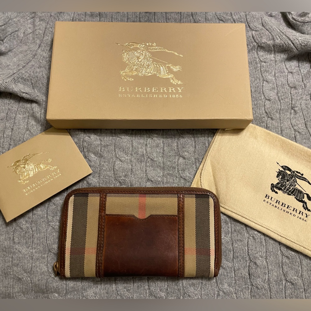 Burberry Prorsum Classic Checkered Style Wallet